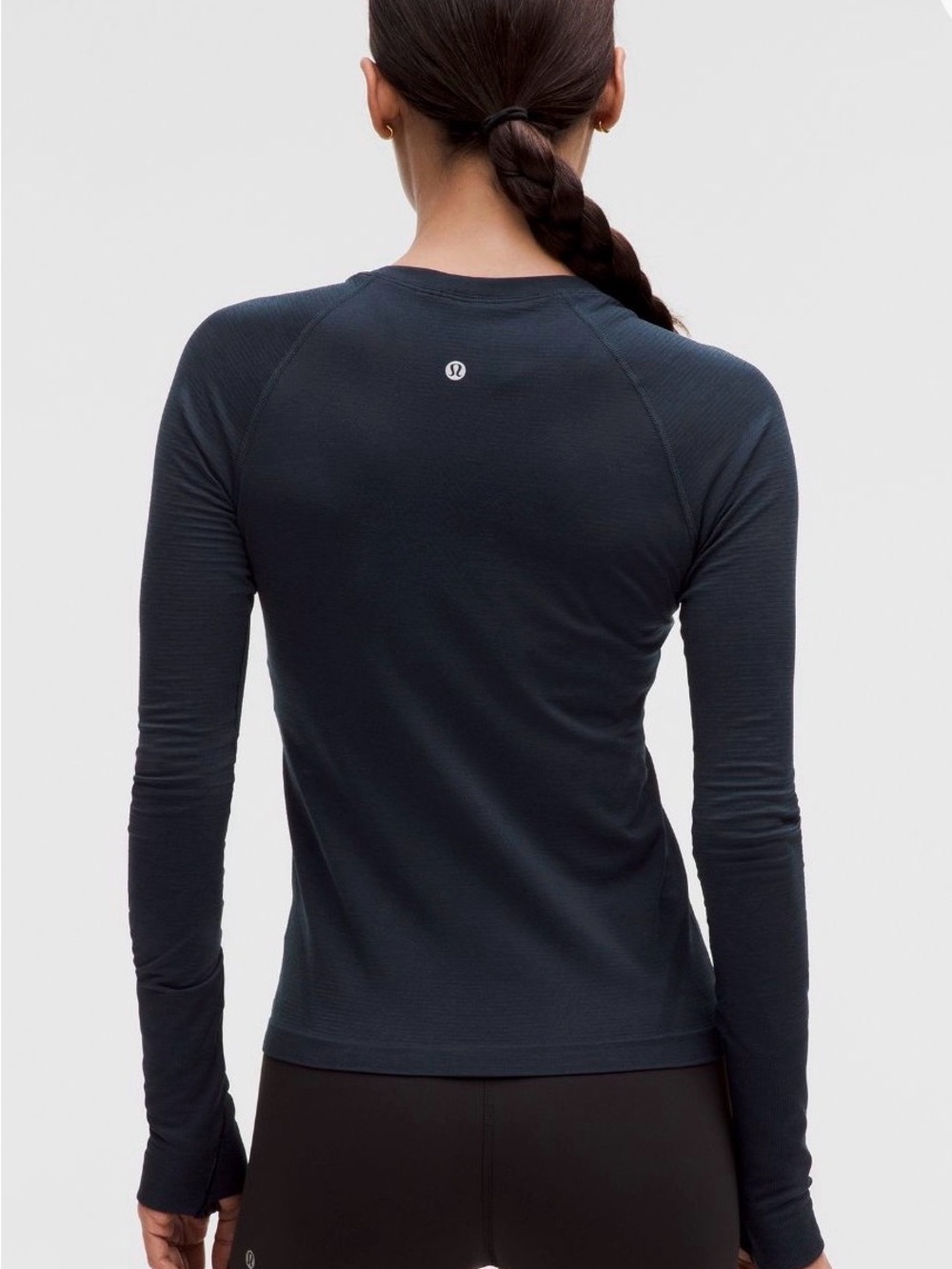 lululemon Swiftly Tech Long Sleeve Shirt 6 Gym Hip length Lightweight Breathable - Picture 2 of 10